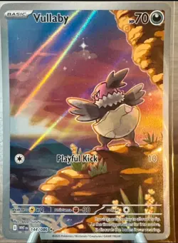 Pokemon TCG Vullaby Illustration Rare Card 144/086 White Flare NM/M - Image 1