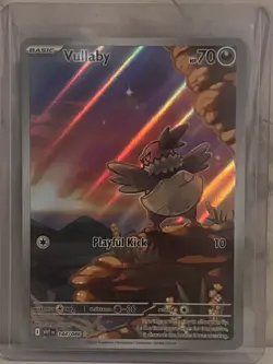 Pokemon TCG Vullaby Illustration Rare Card 144/086 White Flare NM/M - Image 1