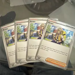 [4x Playset] Arven 166/198 Sv01: Scarlet & Violet Base Set - Pokemon TCG - Image 1