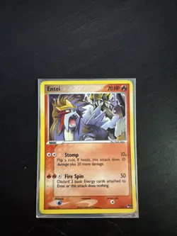 Pokemon TCG Entei 1/17 Pop Series Promos 2 Rare Holo - Image 1