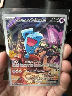 Pokemon Team Rocket's Wobbuffet (Pokemon Center Exclusive) 203 - Image 1