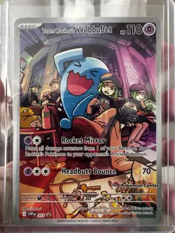 Pokemon Team Rocket's Wobbuffet (Pokemon Center Exclusive) 203 - Image 3
