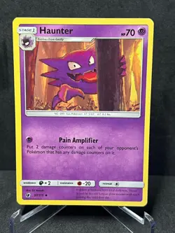 Haunter 37/111 Non Holo Crimson Invasion Pokemon Near Mint - Image 1