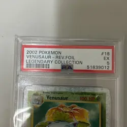 Pokemon Venusaur Legendary Collection Reverse Holo 18/110 PSA 5 English - Image 2