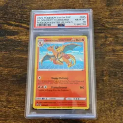 PSA 10 Special Delivery Charizard #SWSH075 2022 Pokemon Center UK Holo Promo - Image 3