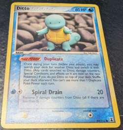 Ditto Squirtle Delta Species 64/113 Common Pokemon TCG - Image 1