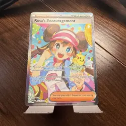 Nintendo Rosa's Encouragement 123/088 Pokemon TCG Full Art Holo - Image 1