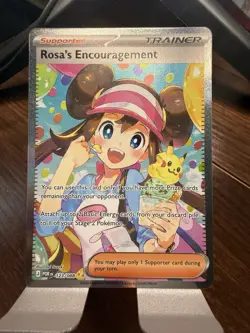 Nintendo Rosa's Encouragement 123/088 Pokemon TCG Full Art Holo - Image 3