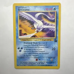 WOTC Articuno Black Star Promo #22 ENG Basic Toshinao Aoki - Image 1