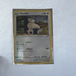 Pokemon TCG Snorlax 141/192 Rebel Clash Holo Rare Cosmos Holo - Image 1