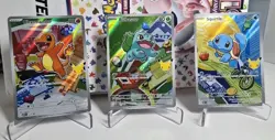 Pokemon First Partner Illustration Collection Series 1 Gen 1 Starters Kanto - Image 1
