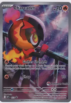 Charcadet Pokemon Center Stamped MEP 022 Mega Evolution Promo - Image 1