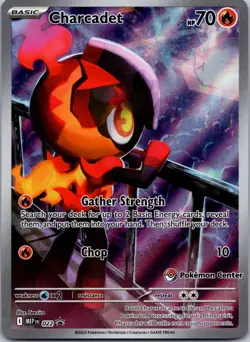 Charcadet 022 Pokemon Center Stamped Promo Phantasmal Flames NM - Image 1