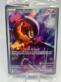 Pokemon TCG Charcadet Pokemon Center Stamped Black Star Promo 022 Sealed x2 - Image 1