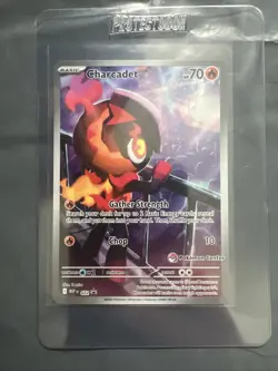 Pokemon TCG Charcadet Phantasmal Flames 022 Pokemon Center Stamped Promo - Image 1