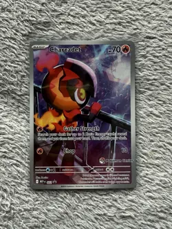 Charcadet 022 Black Star Promo Phantasmal Flames Pokemon Center Stamped - Image 1
