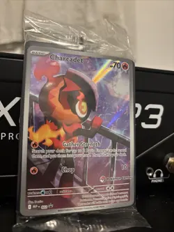 Charcadet MEP 022 Phantasmal Flames Pokemon Center Stamped Promo Card SEALED - Image 1