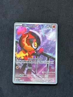 Charcadet MEP 022 Pokemon Center ETB Stamped Promo Pokemon Card! - Image 1