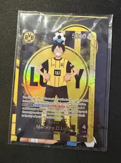BVB One Piece Card Game Monkey D. Luffy Leader Promo Holo ST13-003 EN SEALED - Image 1