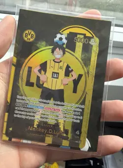BVB One Piece Card Game Monkey D. Luffy Leader Promo Holo ST13-003 EN SEALED - Image 2