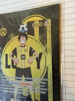 BVB x One Piece Monkey D Luffy Promo Card ST13-003 SEALED - Image 3