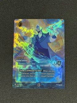 Enchanted Disney Lorcana Hades - Infernal Schemer Foil Legendary 237/204 - Image 1