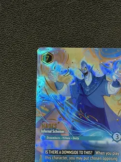 Enchanted Disney Lorcana Hades - Infernal Schemer Foil Legendary 237/204 - Image 5