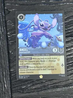 Disney Lorcana Angel 191/204 Experiment 624 Legendary Winterspell Regular -TCCCX - Image 1