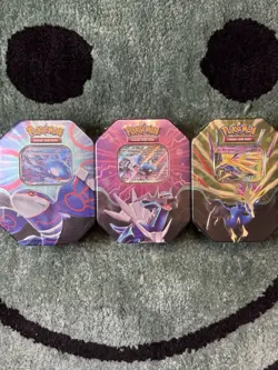 Pokemon TCG Azure Legends Tins Sealed Lot of 3 Kyogre EX, Xerneas EX, Dialga EX - Image 1