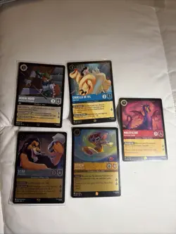Ravensburger Disney Lorcana 21-Card Lot Enchanted Promo Cold Foil Holofoil - Image 2
