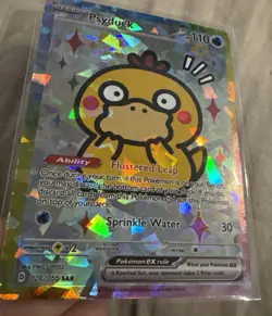 PSYDUCK ART READ DESCRIPTION BELOW HOLO PSYDUCK Card PSYDUCK Pokemon Card - Image 3