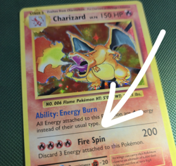 HOLO BLEED ERROR LP Charizard 11/108 XY Evolutions Nintendo Pokemon Card - Image 1