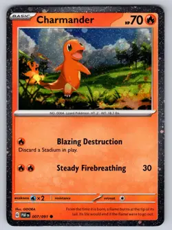 Charmander 007/091 Holo Common Miscellaneous Cards & Products Pokemon Near Mint - Image 1