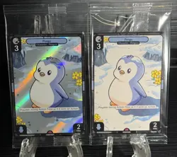 Vibes TCG Birb & Pengu Promo Card - Pengu Holo Foil + Base 10/25 Pudgy Penguins - Image 1