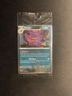Gengar EB Games Stamped Promo - Sealed SWIRL Pokemon Card🔥👻 - Image 1