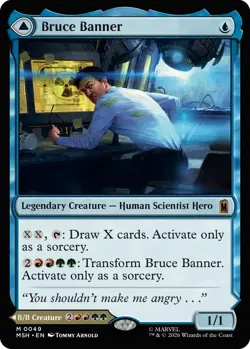 Bruce Banner x1 MTG Magic the Gathering - Marvel Super Heroes - Image 1