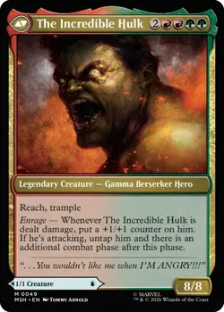 Bruce Banner x1 MTG Magic the Gathering - Marvel Super Heroes - Image 2