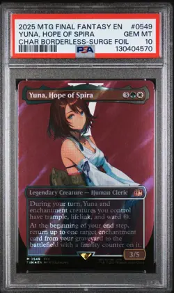 PSA 10 MTG x FF Yuna, Hope of Spira Surge Foil - Image 1