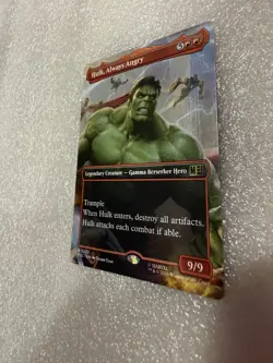Hulk, Always Angry (Borderless) Commander: Marvel Super Heroes Regular - Mtg - Image 2