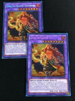 Yugioh Zoroa The Magistus Verethragna BLMM-EN045 1ST Secret x2 (NM) - Image 1