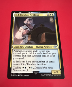 MTG - Cid, Timeless Artificer - FFXIV - Final Fantasy - Image 1