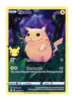 Pikachu 005/025 Celebrations Holo English Pokemon Card / Karte EN - Image 1