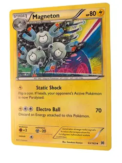 Magneton #53/162 XY: Uncommon - Pokemon Card. TCG Tomokazu 2015 - Image 1