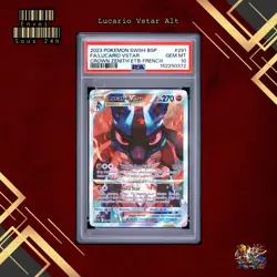 🇫🇷 LUCARIO VSTAR PSA 10 - PROMO ZENITH SUPREME SWSH291 FR Card Pokemon 🇫🇷 - Image 1
