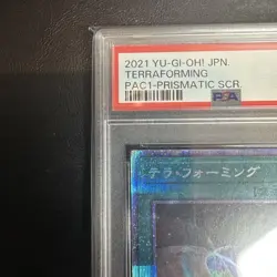 YuGiOh PSA 10 Terraforming Prismatic Secret Rare Japan Ultra Limited Card - Image 5