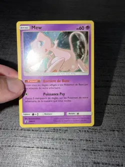 Carte Pokemon Mew Holo SM215 Promo Soleil Et Lune Francais Occasion - Image 3