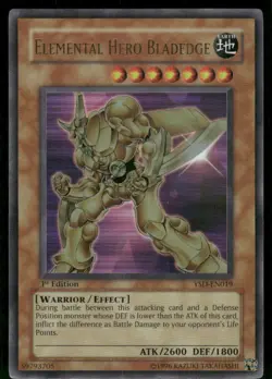 Elemental Hero Bladedge YSD-EN019 Starter Deck 2006 Yu-Gi-Oh 1st Edition NM - Image 1