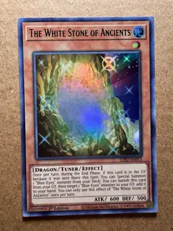 The White Stone of Ancients (Green) LDS2-EN013 1st Edition Yugioh - Image 1