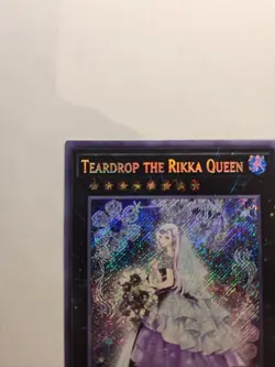 Teardrop The Rikka Queen SESL-EN022 1st Edition Secret Rare Yugioh NM - Image 3