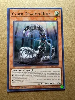 Cyber Dragon Herz SDCS-EN009 Structure Deck: Cyber Strike Yugioh - Image 1